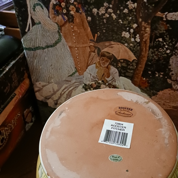 Country Kitchen Ceramic Rooster Pitcher ๐ by Giani Far Ambiance Collection ๐ - Picture 6 of 15